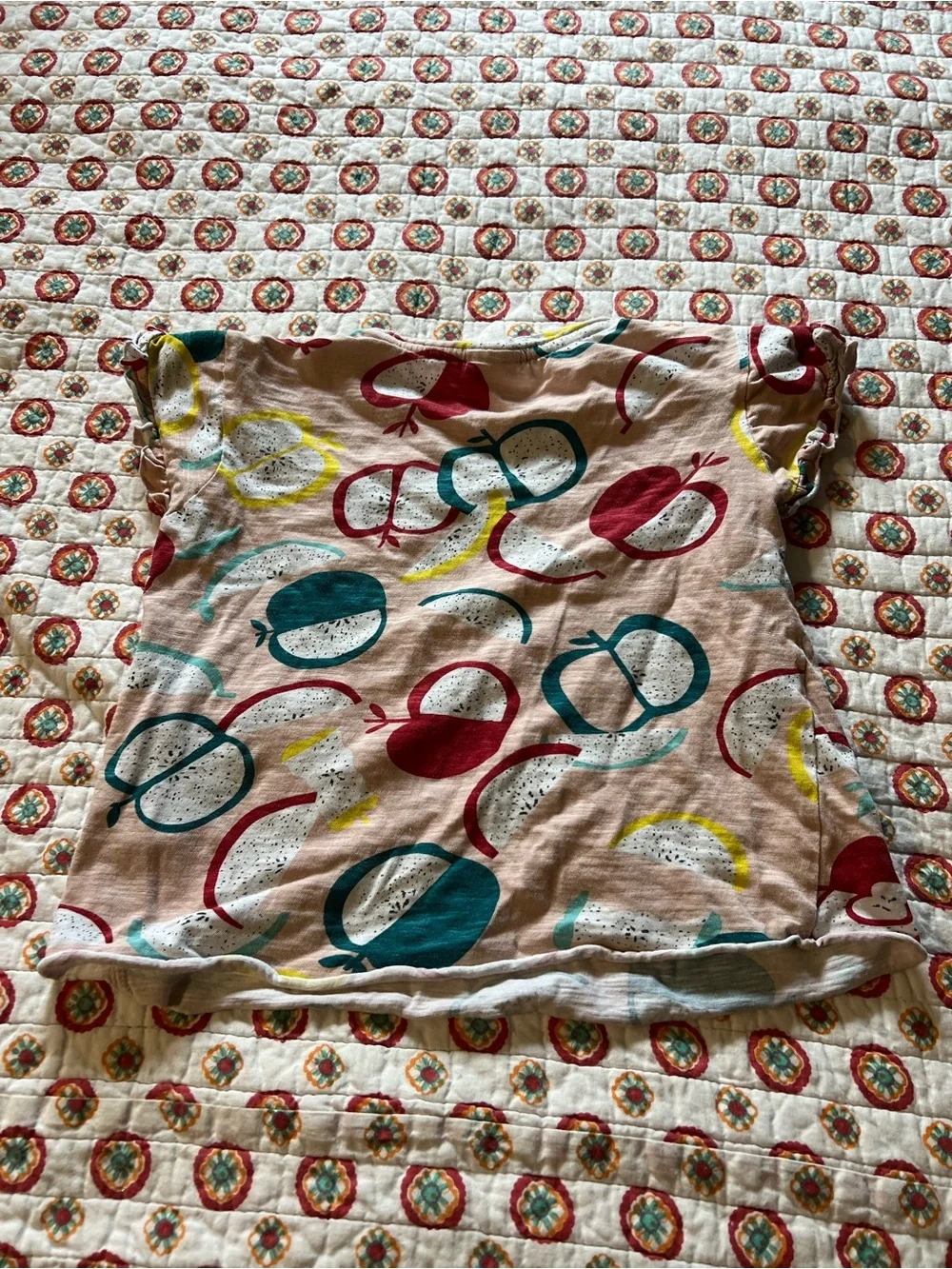 Zara Girl’s Apple Colorful T Shirt size 7